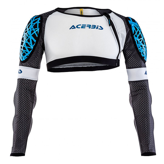 Body Moto Cross Enduro Ski Acerbis Galaxy Weiß Blau