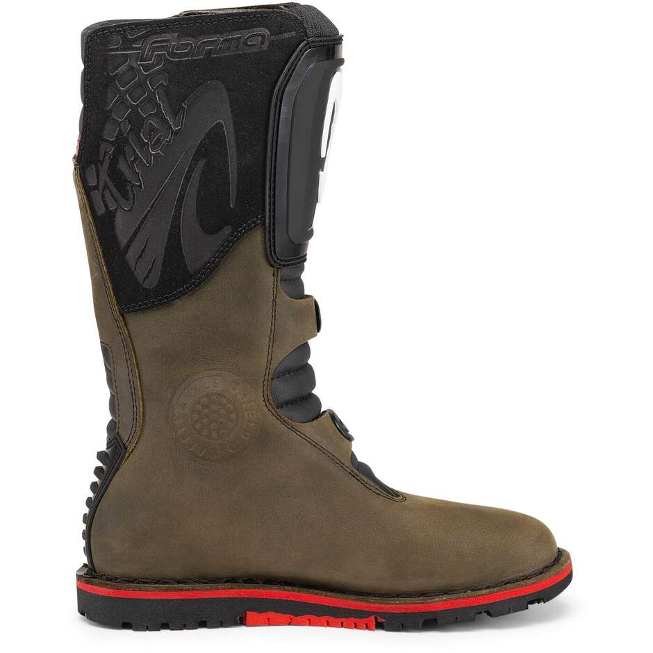 Boot Enduro & Trial Shape BOULDER Brown