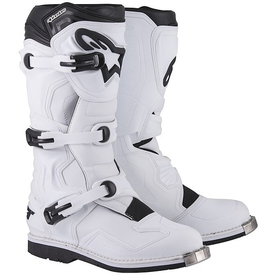 Boots Moto Cross Enduro Alpinestars TECH 1 Boot White Black