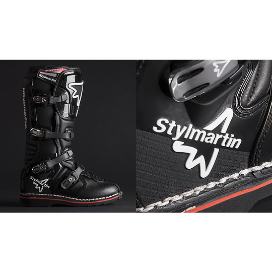 Boots Moto Cross Enduro MX Black Stylmartin GEAR