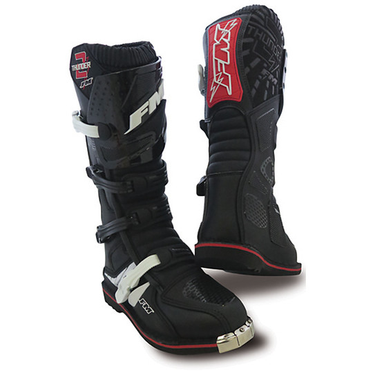 Boots Moto Cross Enduro Racing FM THUNDER 2 EN Black