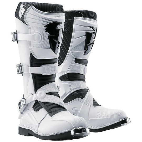 Boots Moto Cross Enduro Thor Ratchet White Boot