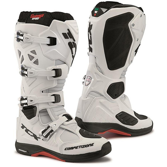 Boots Moto Cross Off-Road Tcx Comp Ages Michelin White