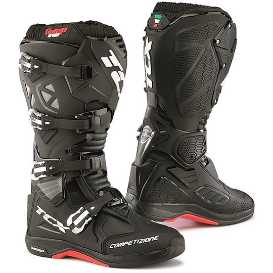 Boots Moto Cross Off-Road Tcx Michelin Comp Evo Black