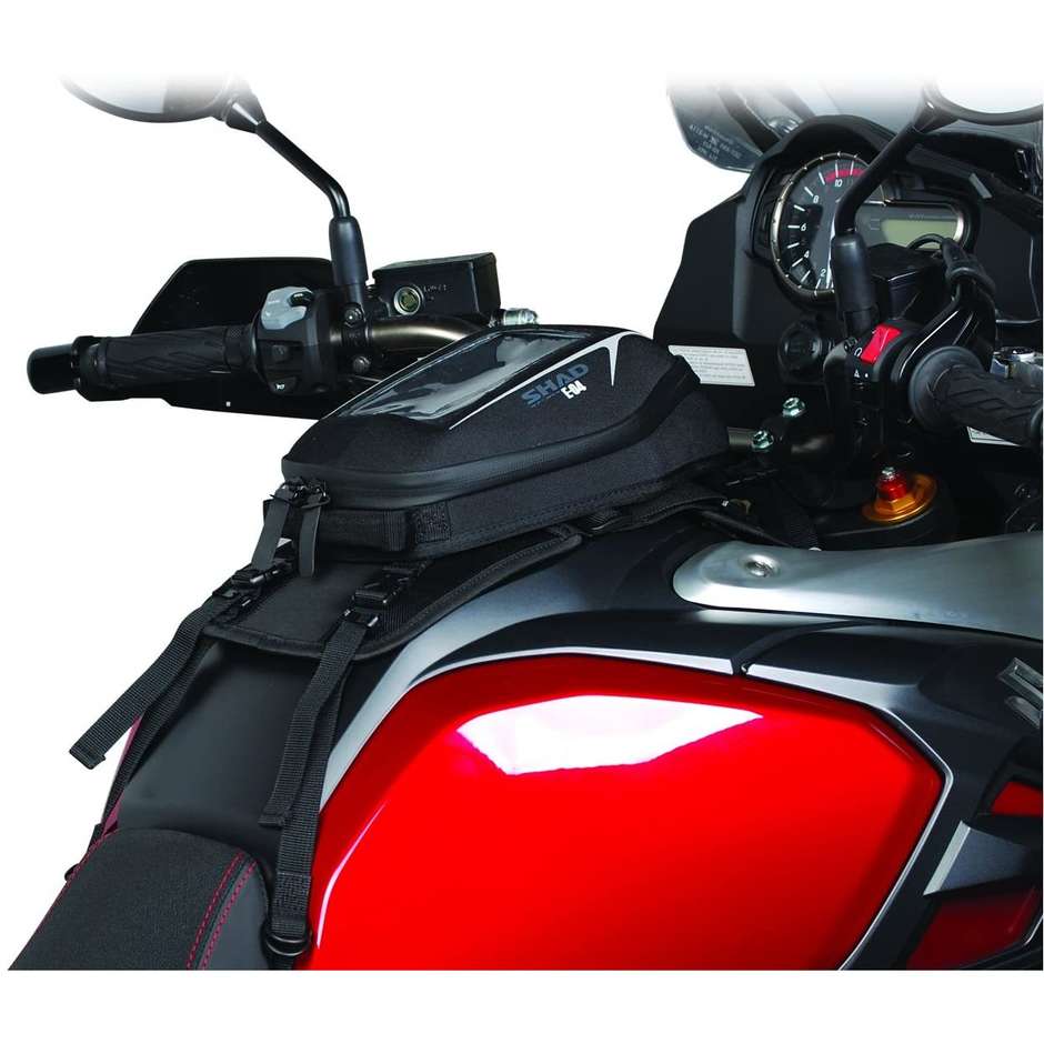 Borsa Moto Piccola Da Serbatio Shad E04 Con Cinghie Per Attacco Moto