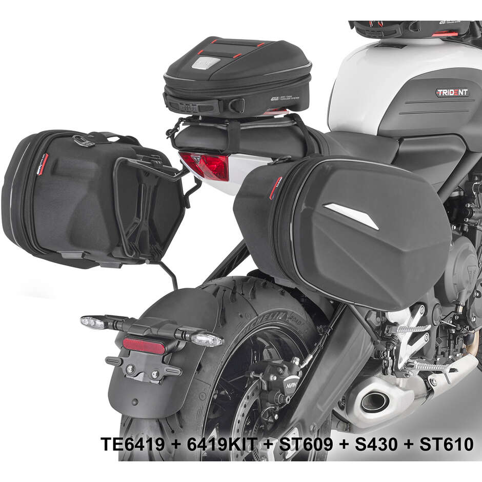 Borse Laterali Termoformate Givi ST609B SPORT-T Espandibili 25 + 25 Litri 