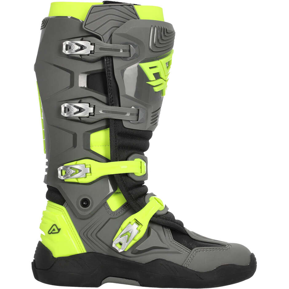 Botte Motocross Enduro ACERBIS WHOOPS Gris Jaune