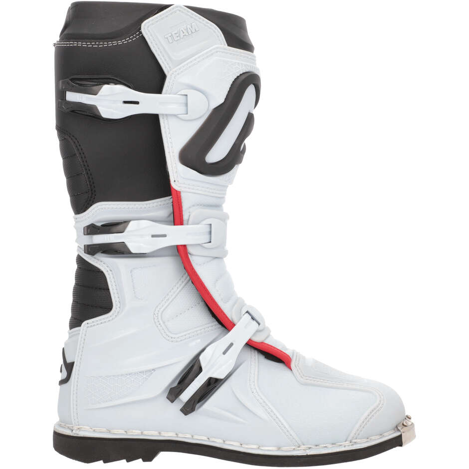 Bottes Acerbis E-TEAM 2.0 Enduro Moto Blanc Noir