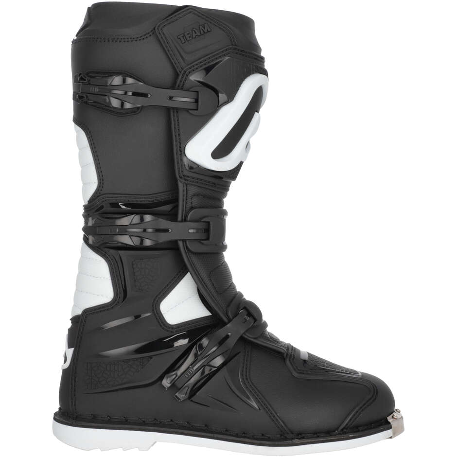 Bottes Acerbis E-TEAM 2.0 noires et blanches pour moto enduro