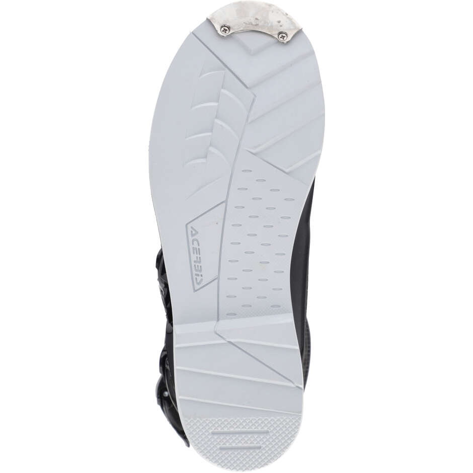 Bottes Acerbis E-TEAM 2.0 noires et blanches pour moto enduro