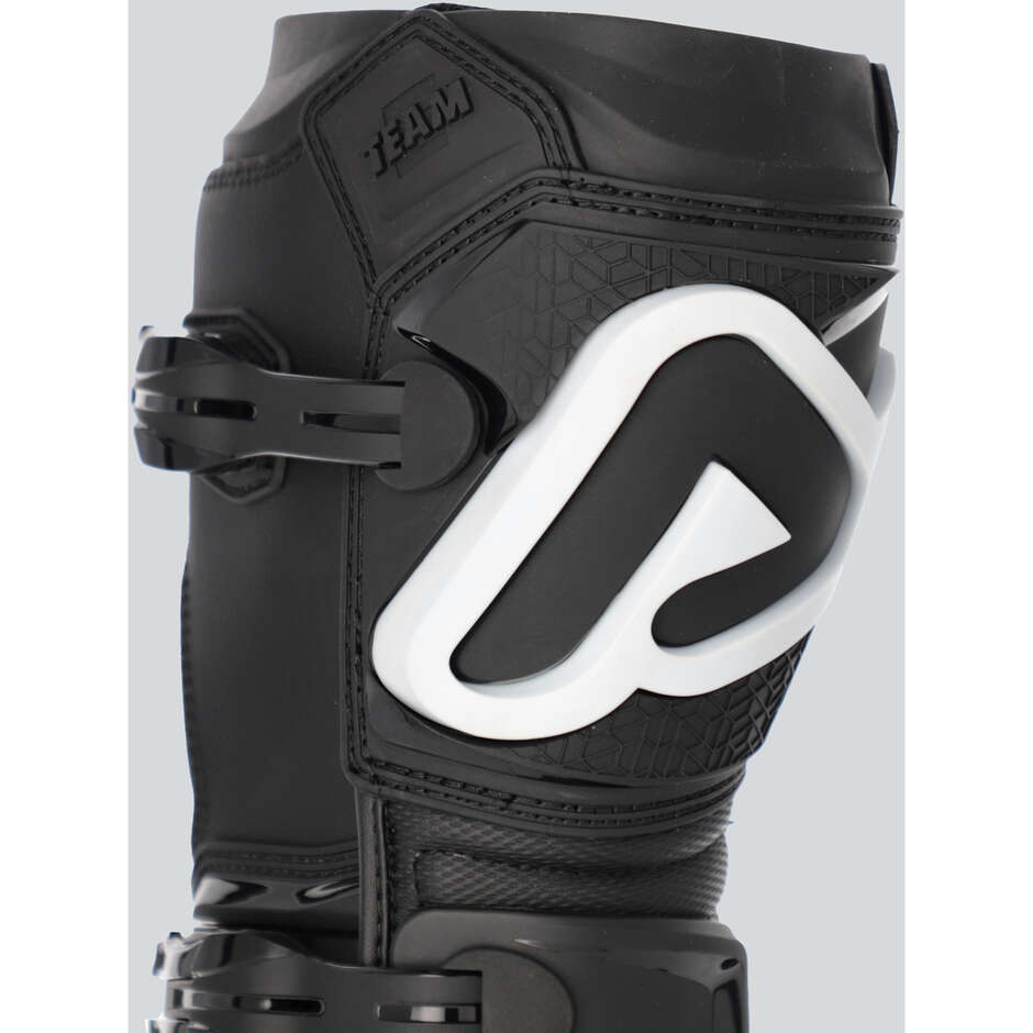 Bottes Acerbis E-TEAM 2.0 noires et blanches pour moto enduro
