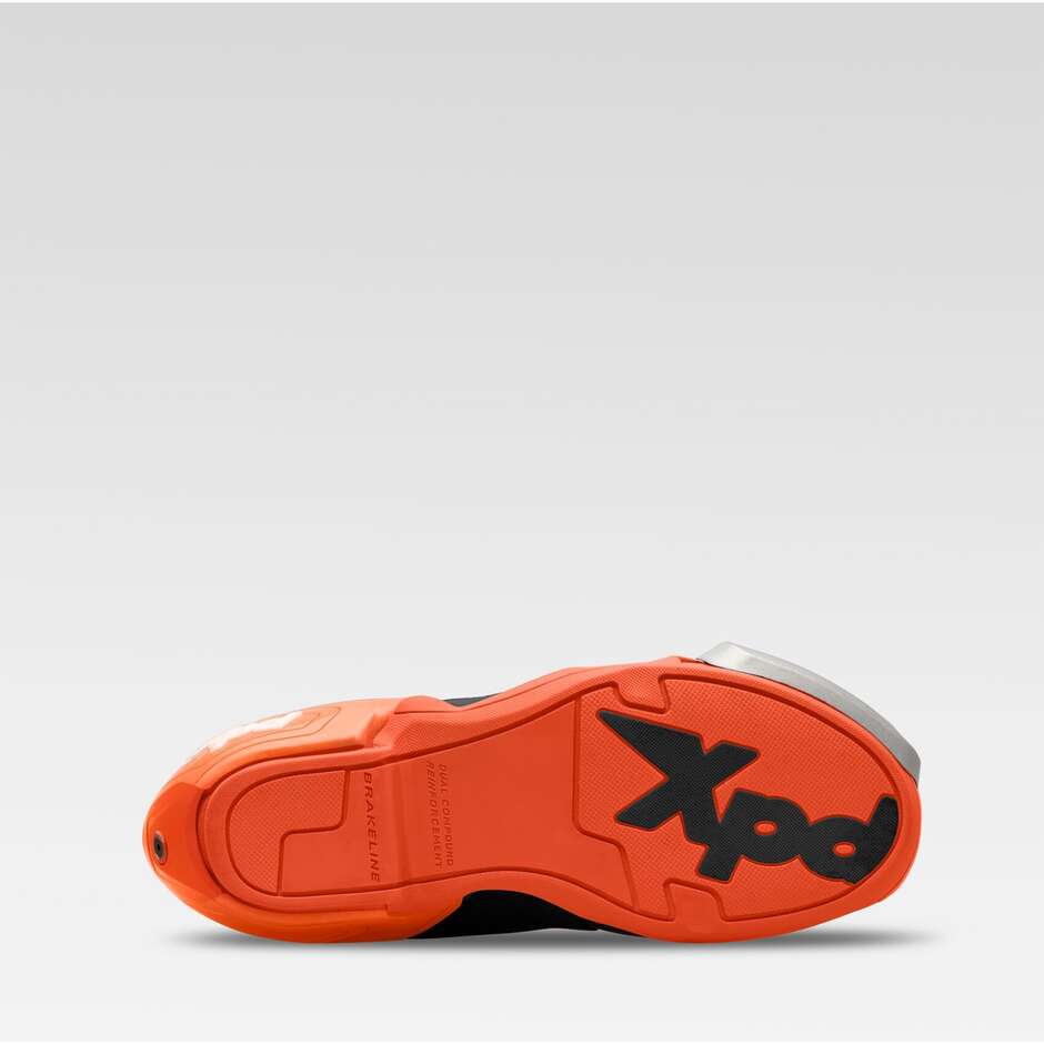 Bottes de moto basses XPD X10-R noir orange