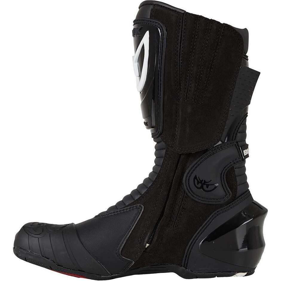 Bottes de moto de course Berik Race-X Evo 1289-BK noires