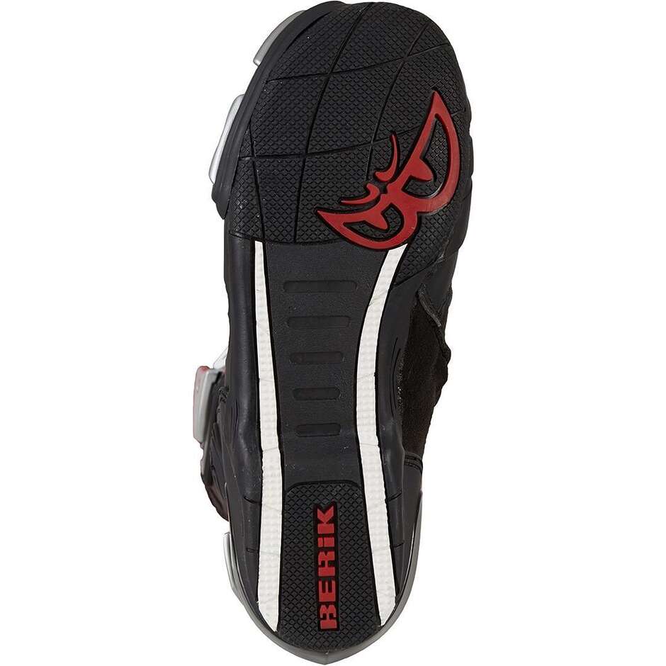 Bottes de moto de course Berik Race-X Evo 1289-BK noires