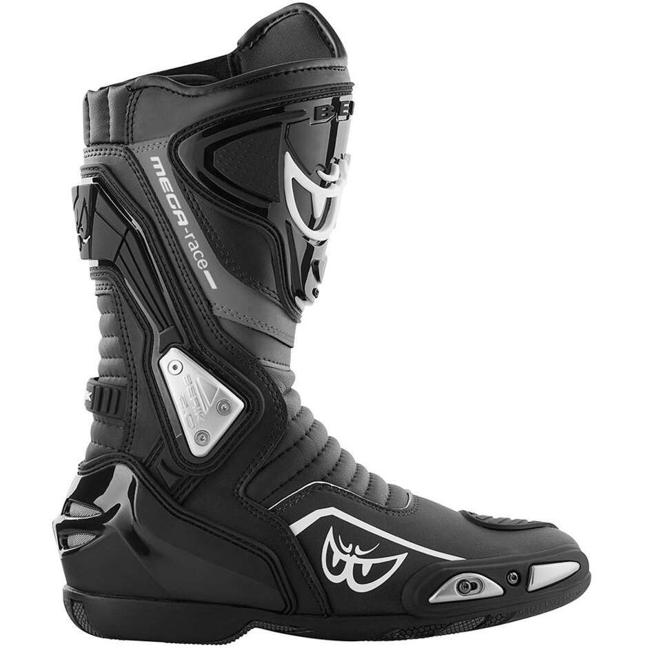 Bottes de moto de course noires Berik Donington 1563-BK