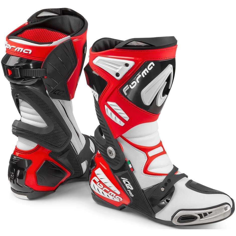 Bottes de moto de course techniques Forma ICE PRO Rouge
