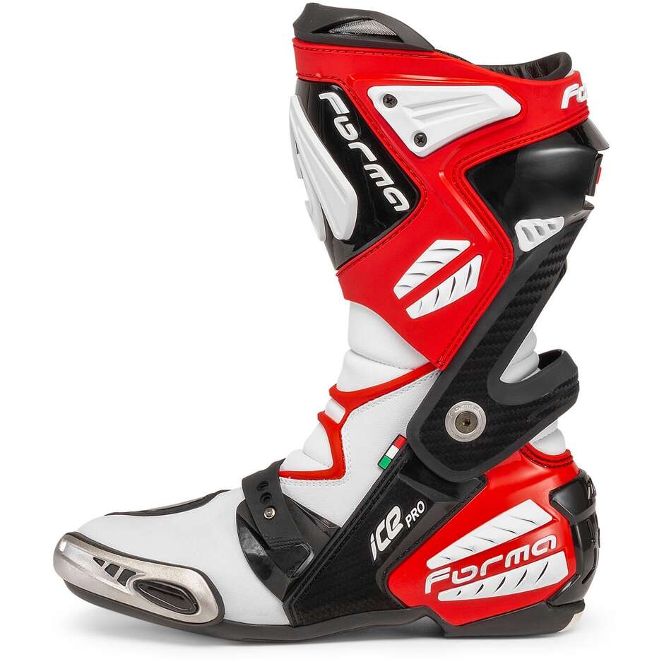 Bottes de moto de course techniques Forma ICE PRO Rouge