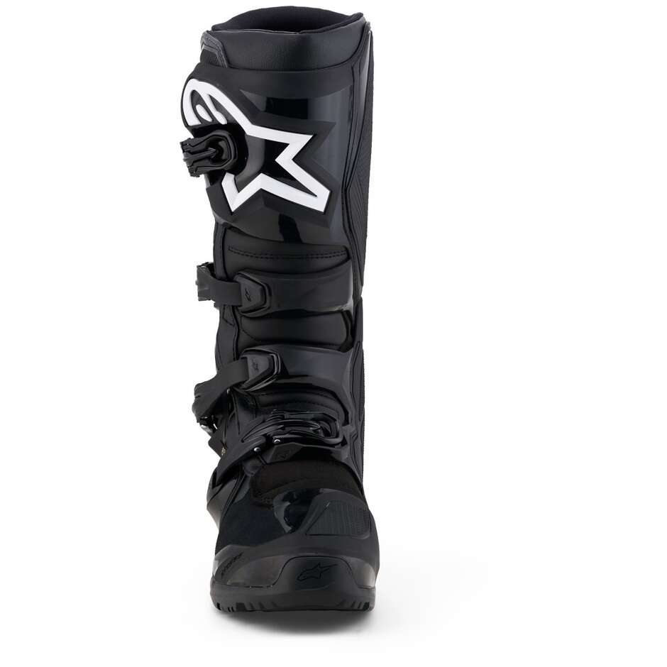 Bottes de moto enduro Alpinestars TECH 7 ENDURO GORE-TEX noires et grises foncées