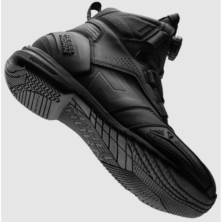 Bottes de moto imperméables Rebelhorn CORE noires