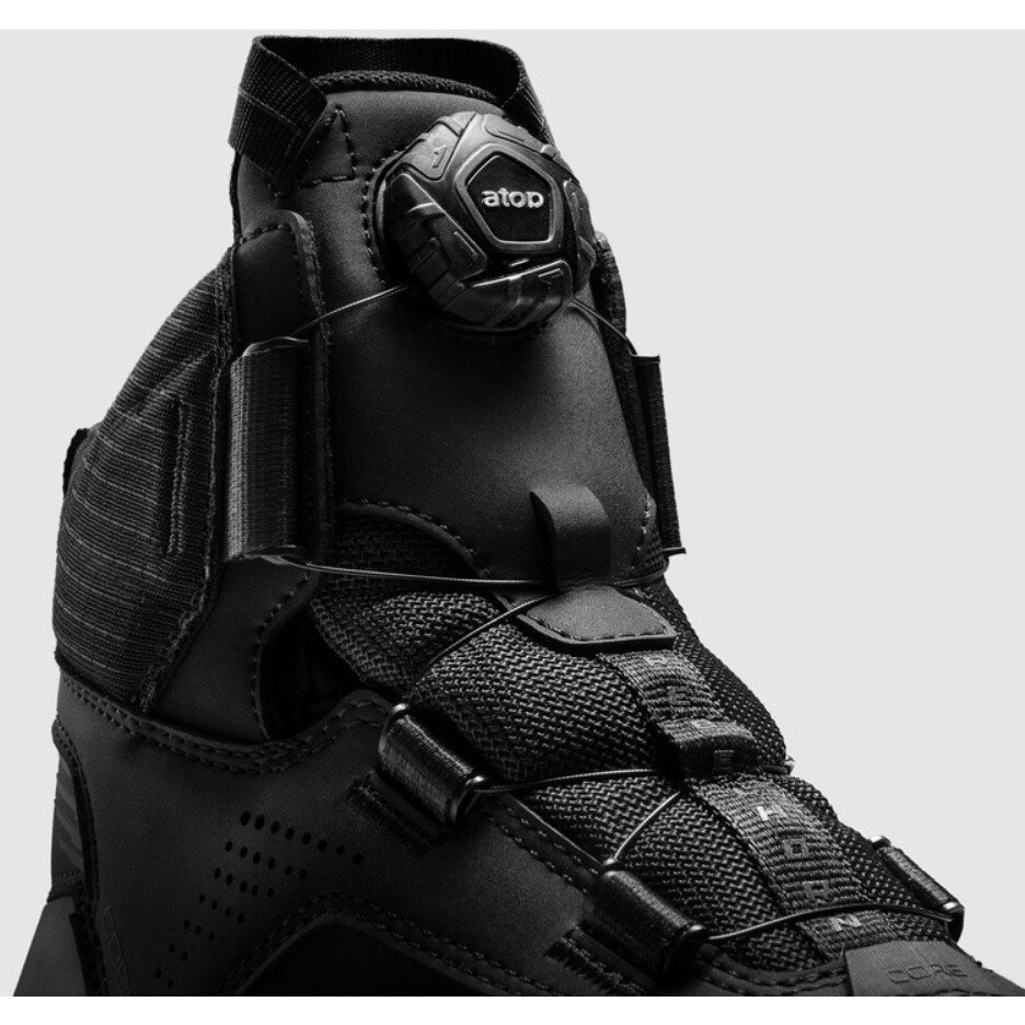 Bottes de moto imperméables Rebelhorn CORE noires