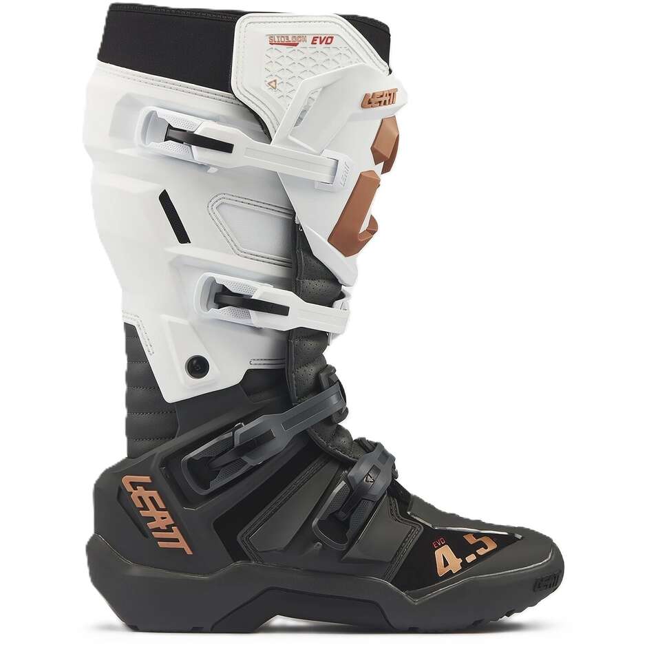Bottes de moto Leatt 4.5 Enduro Evo blanches