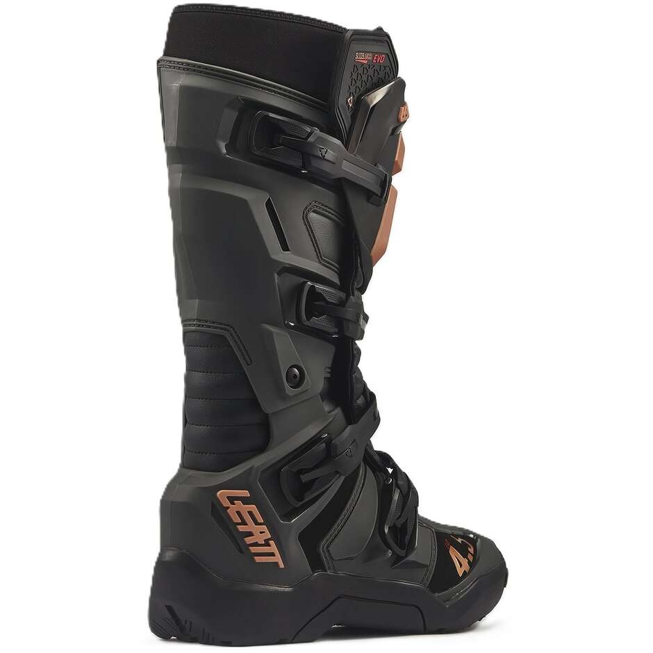 Bottes de moto Leatt 4.5 Enduro Evo en graphène noir