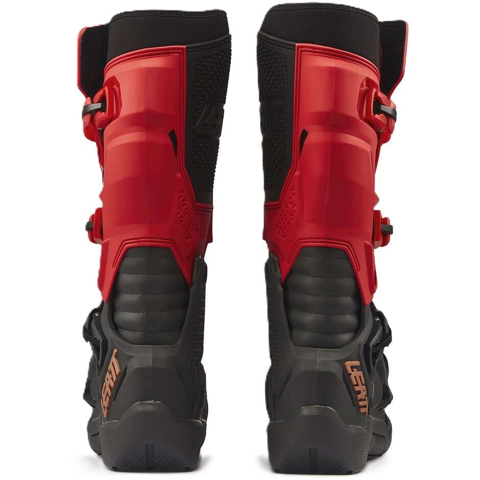 Bottes de moto Leatt 4.5 Enduro Evo rouges