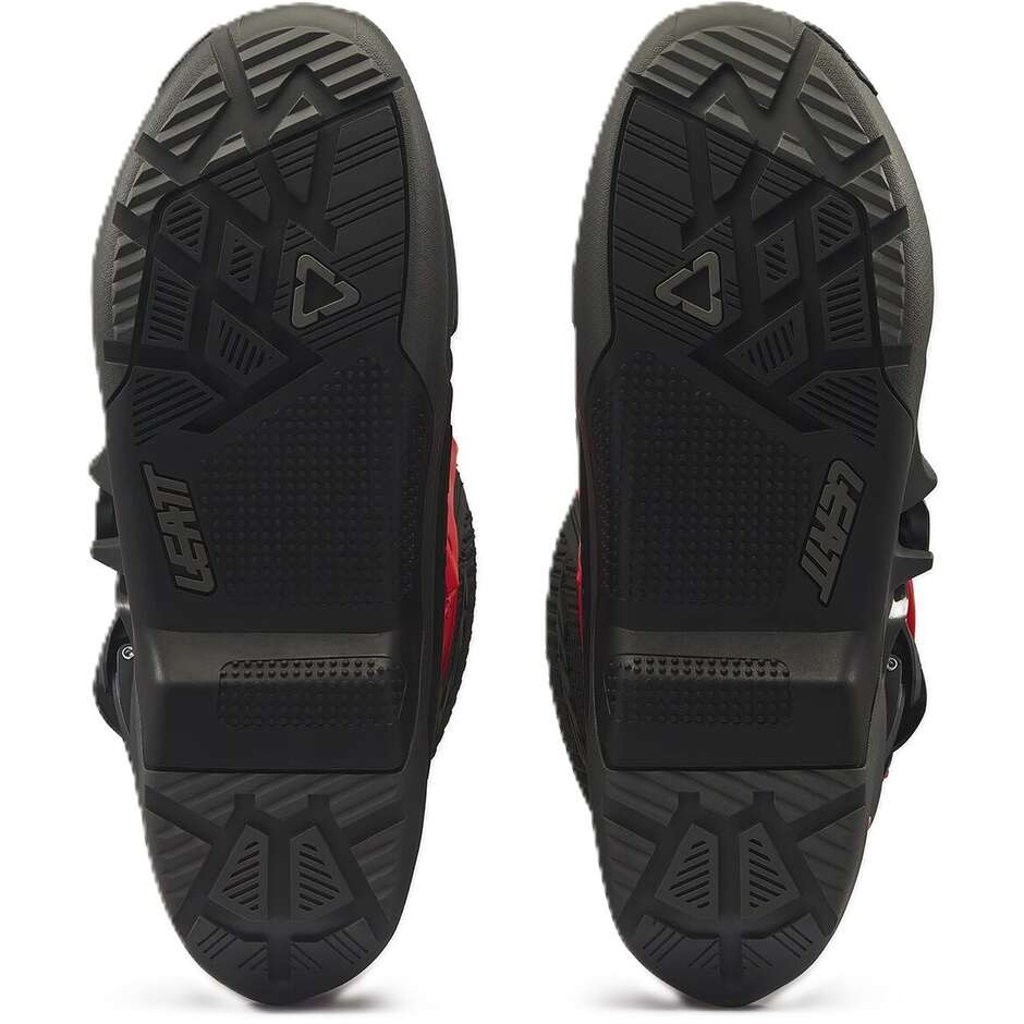 Bottes de moto Leatt 4.5 Enduro Evo rouges