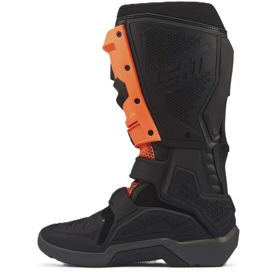 Bottes de moto Leatt 5.5 FL Enduro Evo Blanc Orange Noir
