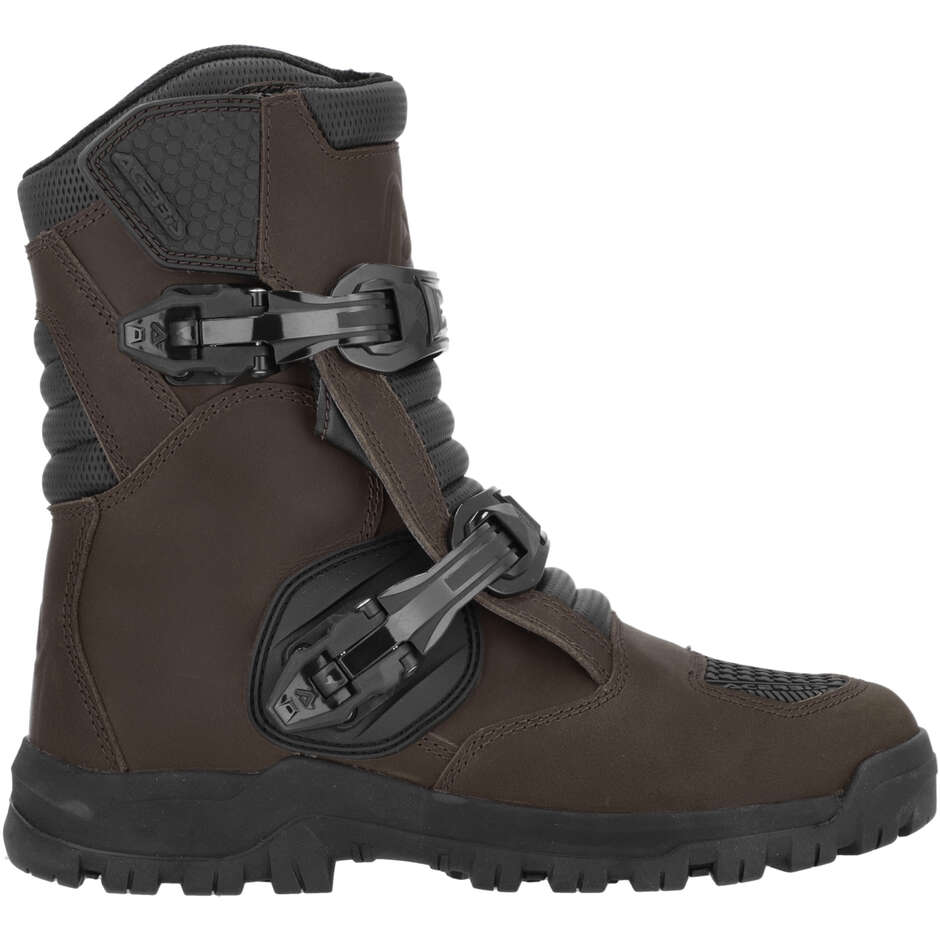 Bottes de moto Low Adventure Acerbis Grimsel WP marron