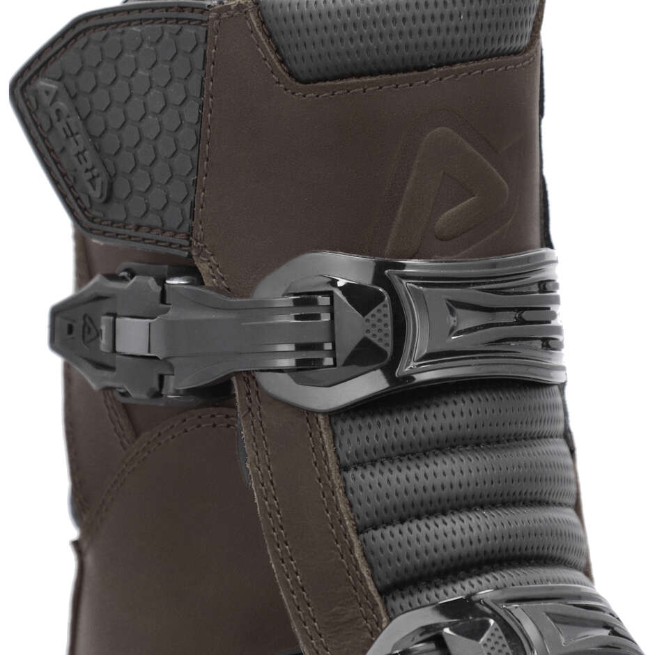Bottes de moto Low Adventure Acerbis Grimsel WP marron