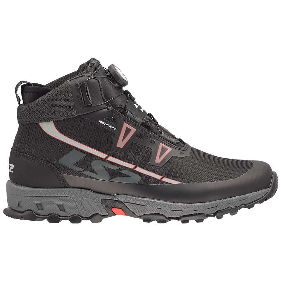 Bottes de moto LS2 TREKKER MAN WP noires