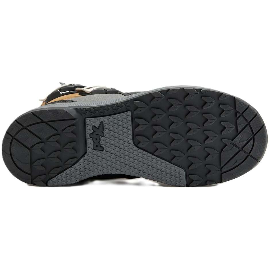 Bottes de moto marron Xpd X-ADVENTURE MID H2OUT