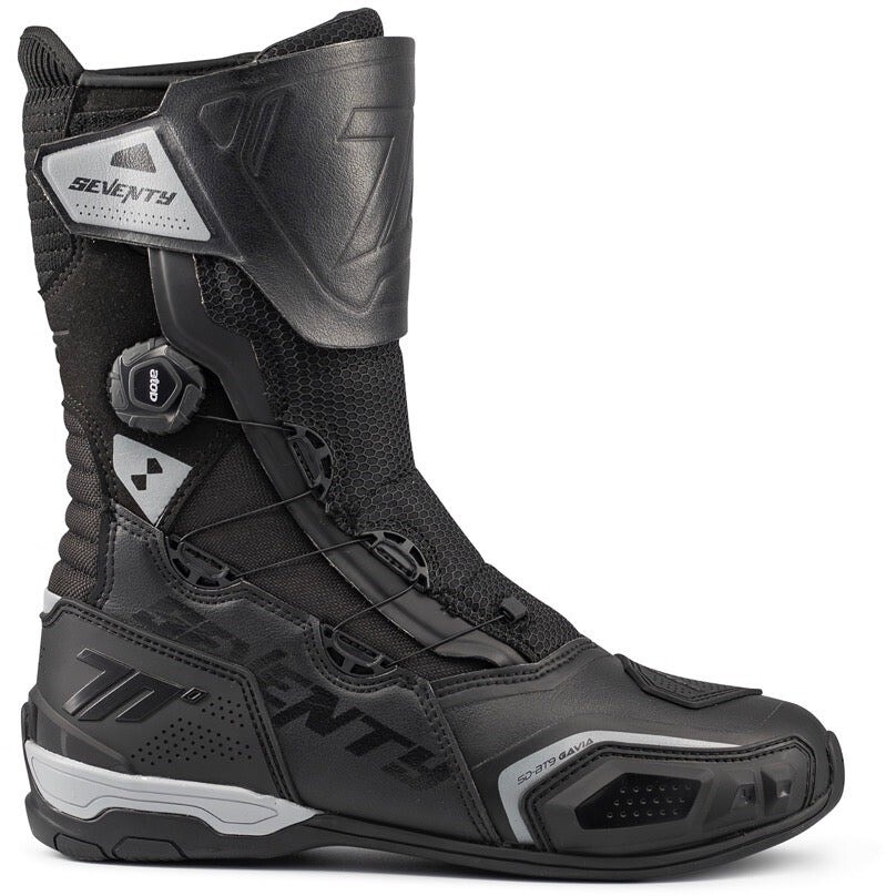 Bottes de moto noires Seventy Degrees SD-BT9 GAVIA