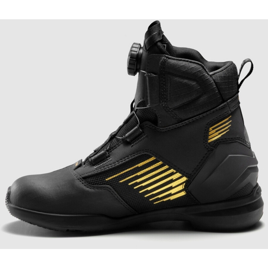 Bottes de moto Rebelhorn CORE noires et or
