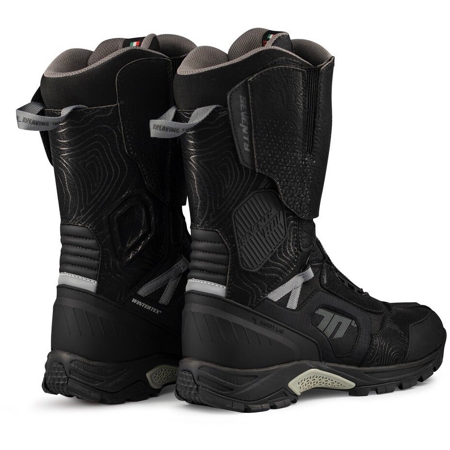 Bottes de moto Seventy Degrees SD-BA6 STELVIO HIGH Noir Gris