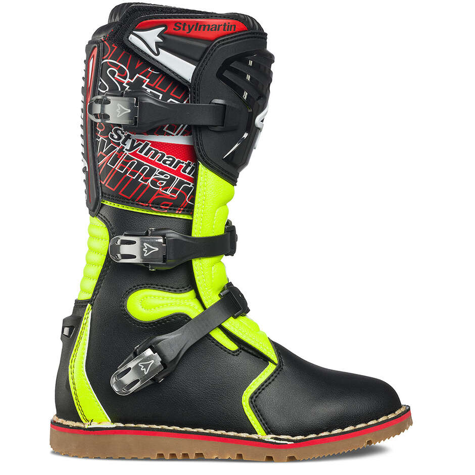 Bottes de moto Stylmatin IMPACT PRO WP Cross Enduro noires
