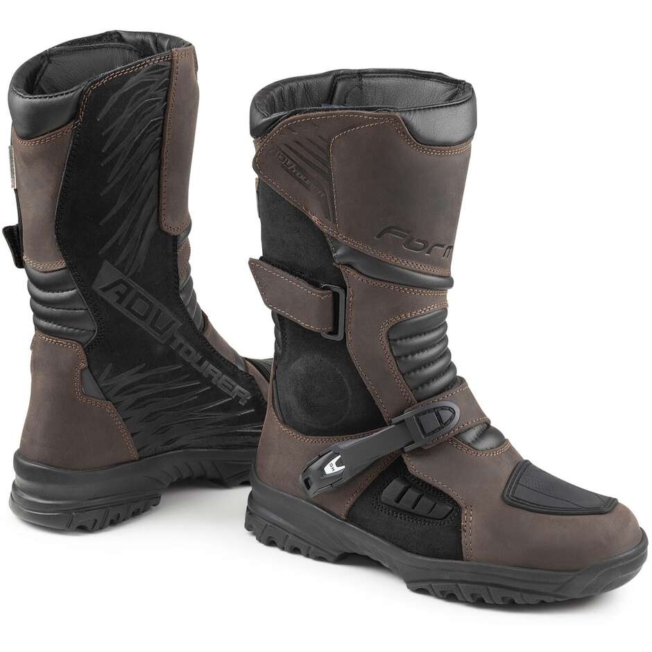 Bottes de moto WP Touring Forma ADV TOURER Marron