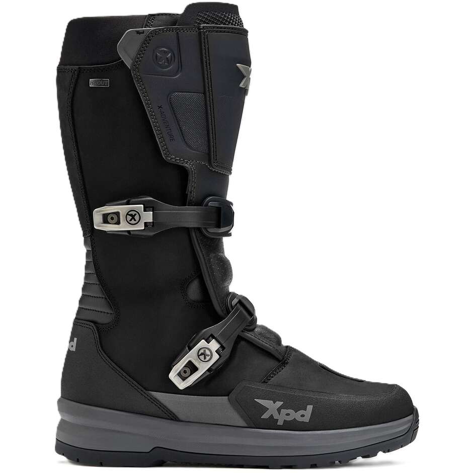 Bottes de moto Xpd X-ADVENTURE H2OUT noires
