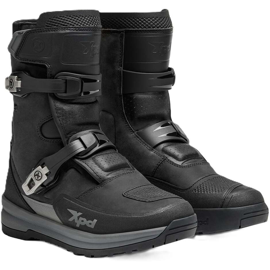 Bottes de moto Xpd X-ADVENTURE MID H2OUT noires