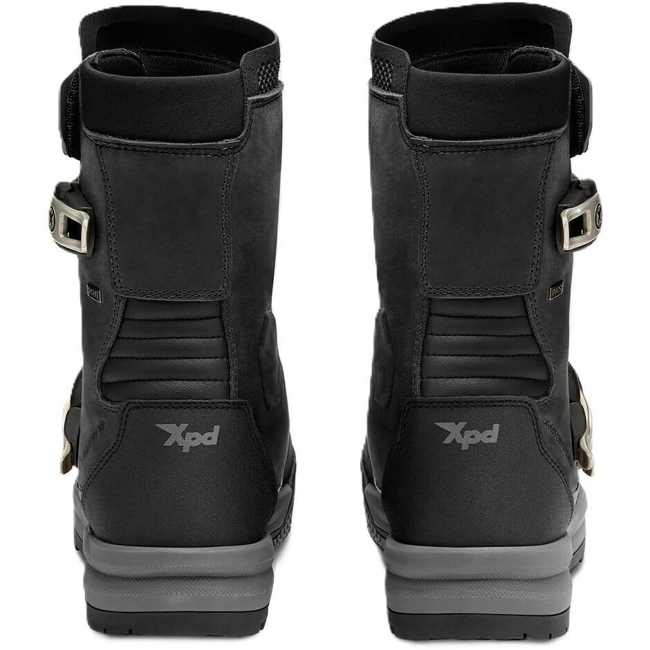 Bottes de moto Xpd X-ADVENTURE MID H2OUT noires