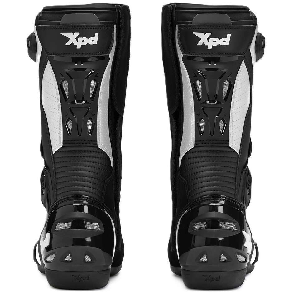 Bottes de moto Xpd XP6-S Noir/Blanc