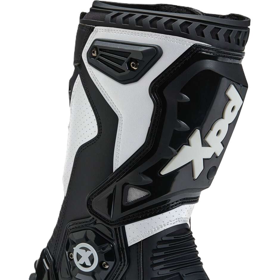 Bottes de moto Xpd XP6-S Noir/Blanc