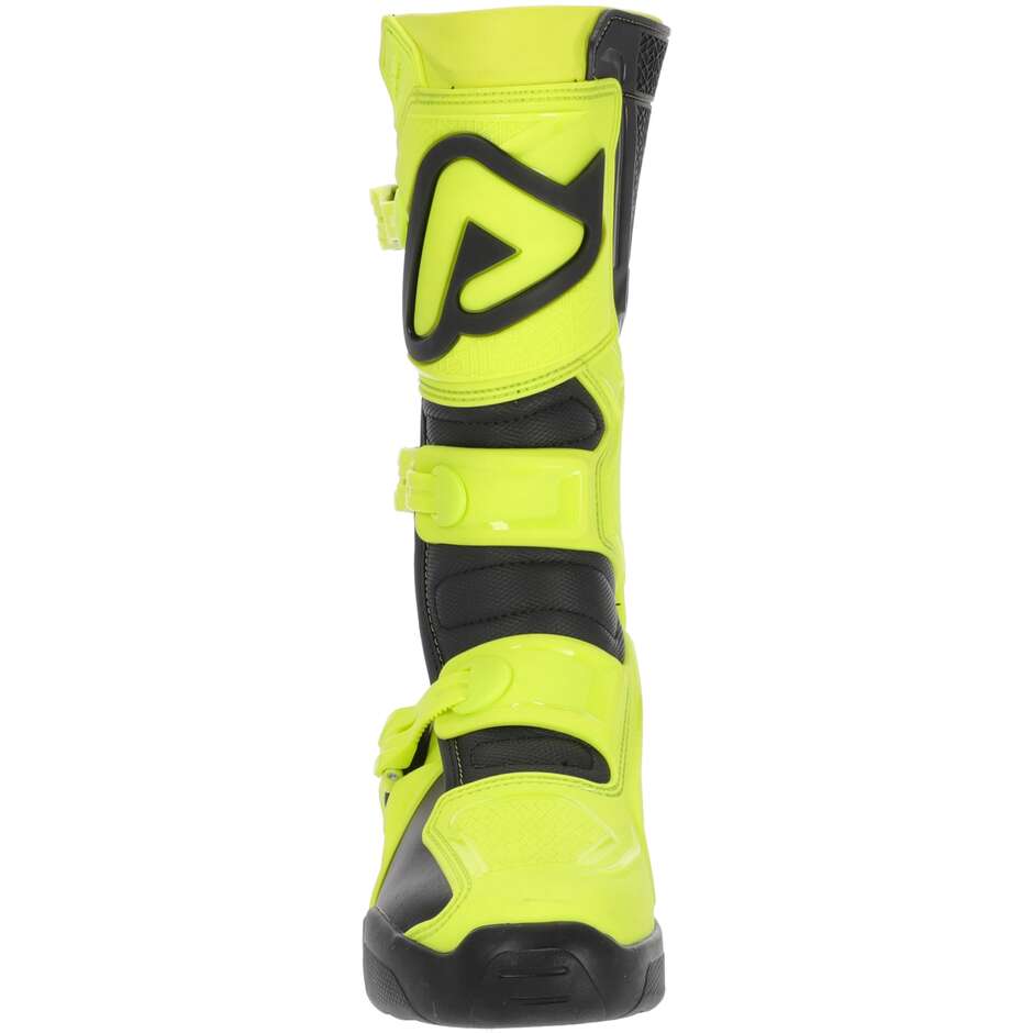 Bottes de motocross ACERBIS X-TEAM 2.0 Noir/Jaune fluo