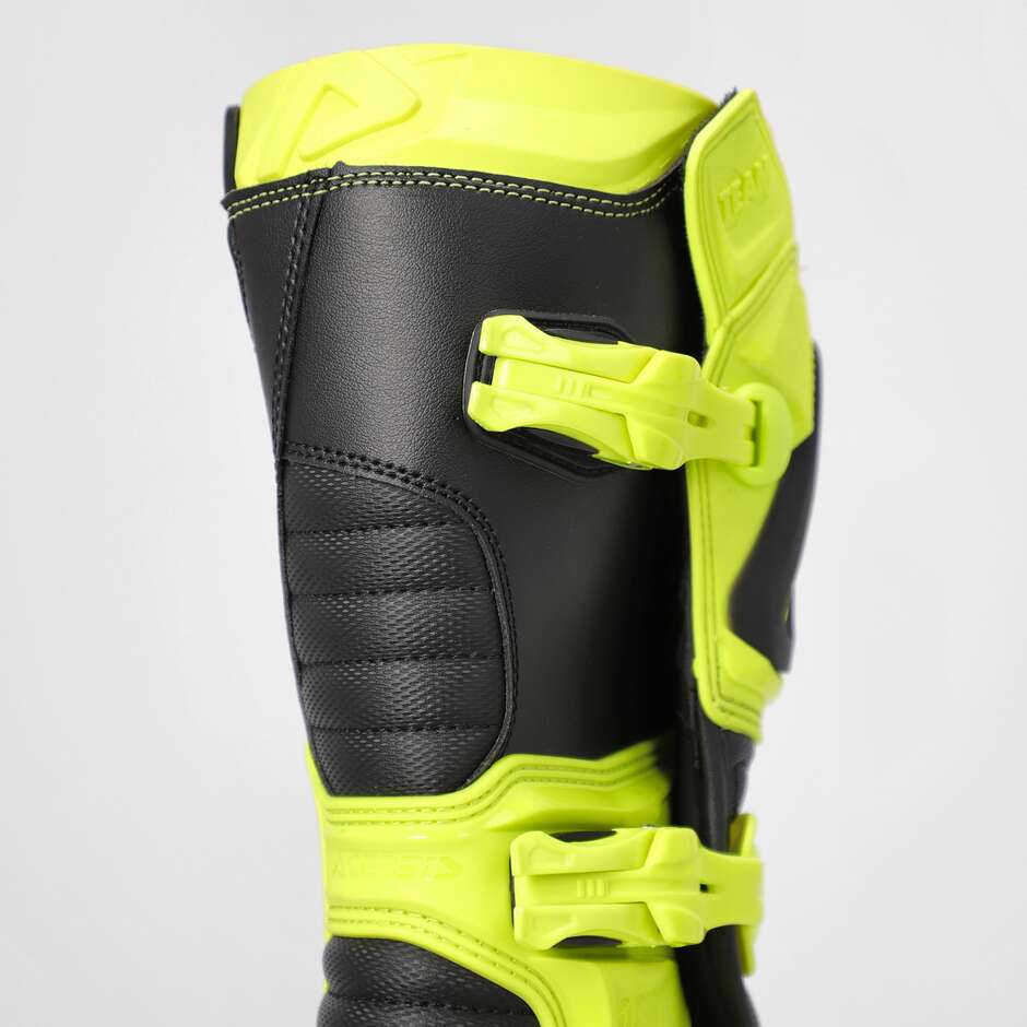 Bottes de motocross ACERBIS X-TEAM 2.0 Noir/Jaune fluo