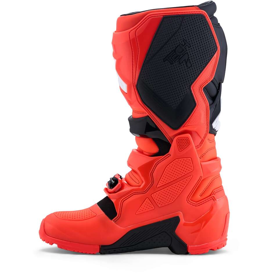 Bottes de motocross Alpinestars TECH 7 ENDURO Enduro Rouge fluorescent Noir