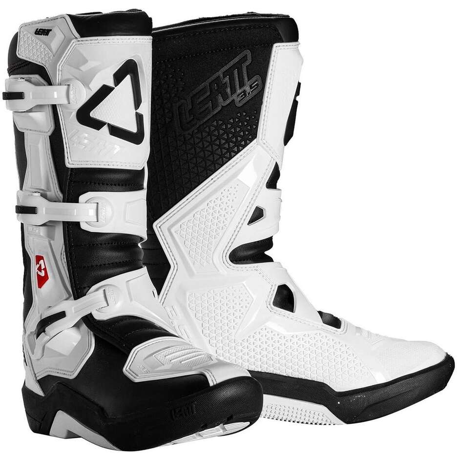 Bottes de motocross Leatt BOOT 3.5 JR blanches