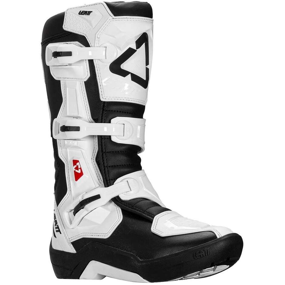 Bottes de motocross Leatt BOOT 3.5 JR blanches
