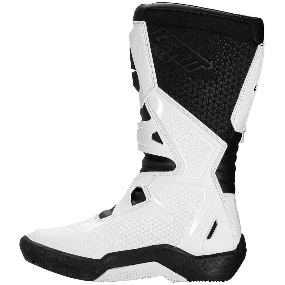 Bottes de motocross Leatt BOOT 3.5 JR blanches