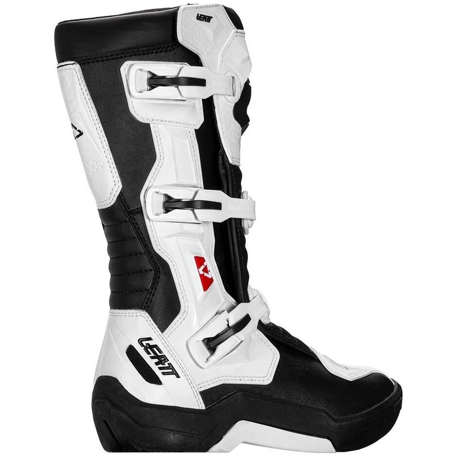 Bottes de motocross Leatt BOOT 3.5 JR blanches